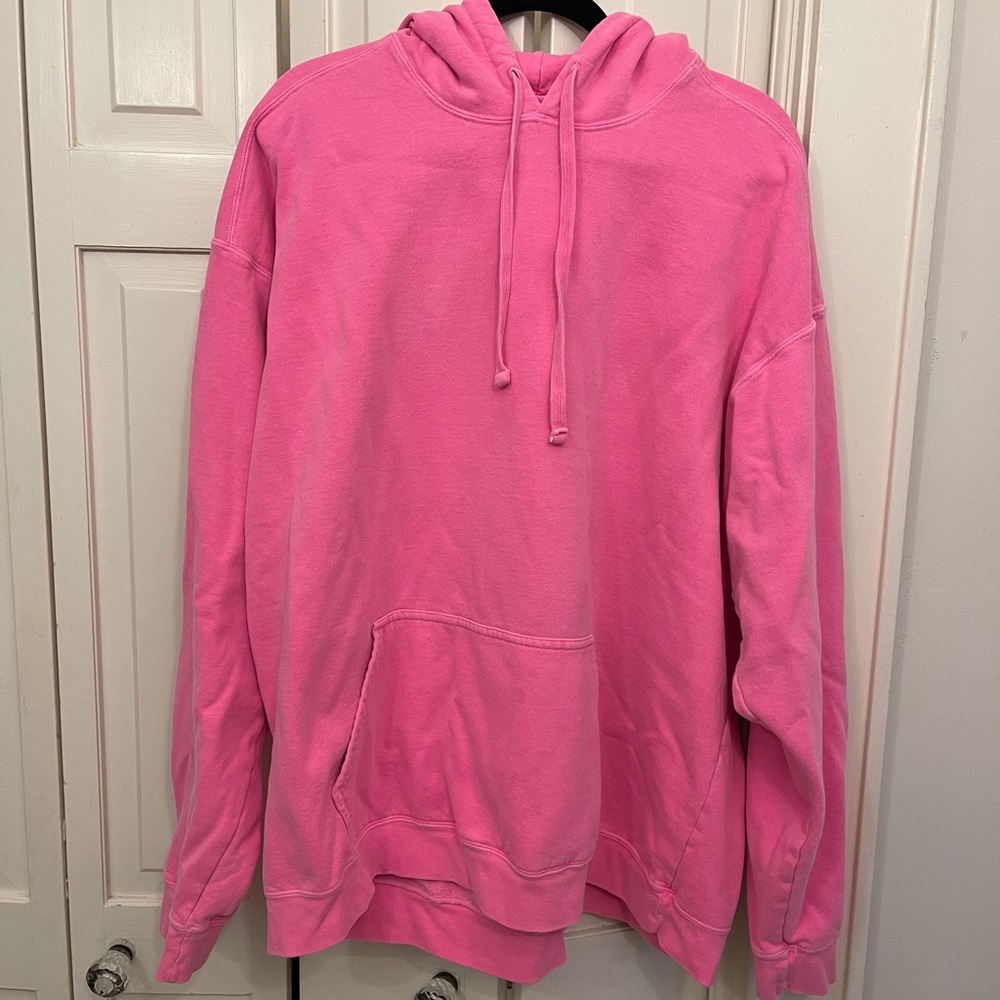 Oversized Pink Hoodie